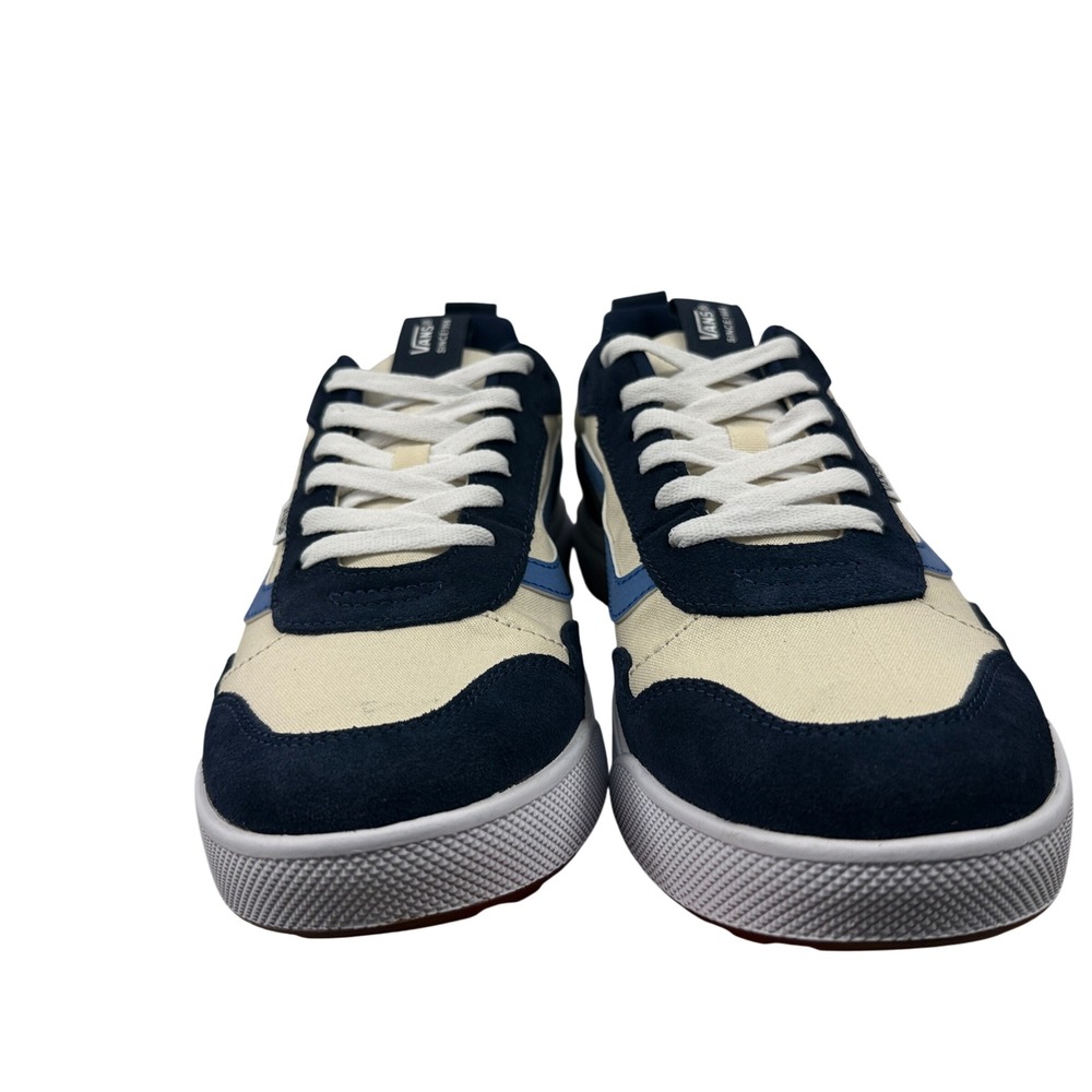 Vans Range EXP Sneakers Mens 11.5 Cream Navy Sport Block VN000CY193A Skate Shoes - Picture 2 of 6